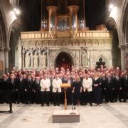 Haverfordwest and Dunvant male voice choirs performed together