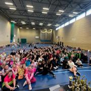 More than 100 children from the county's primary schools took part