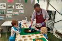 Making pizza with local produce at the Pembrokeshire Food Story