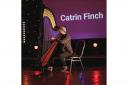 West Wales-based harpist Catrin Finch is among those offering prizes for the Anthem. auction