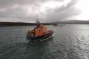 Multi agency response to fishing vessel in trouble in middle of Irish Sea