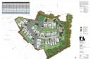 Plans for 29 homes in St Dogmaels, including two affordable units, have been submitted to Pembrokeshire County Council. Picture: Amity Planning/Obsidian Homes Ltd.