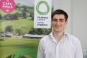Beef and sheep farmer Carwyn James from Crymych, the winner of this year’s Farming Connect Agri-Academy Business & Innovation challenge. (13654933)