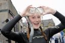 WEATHERPROOF: Emily Royle, 13, had just the right outfit for a rain-sodden Longridge Field Day on Saturday