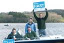 First time voters join Simon Hart as he launches his election campaign