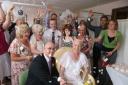 Angela and Martin wed on ward tem, Withybush Hospital. PIC: Paul Harrison.