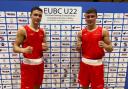 Crymych's Croft twins at the European Under-22 Championships in Croatia