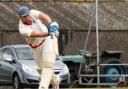 Saundersfoot's Danny Caine made a century in a rain-affected weekend. Photo Susan McKehon