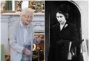 The Queen as pictured on her last public engagement and her first appearance on UK soil as sovereign