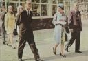 Queen Elizabeth, the Duke of Edinburgh, Princess Anne and Prince Charles at Gulf refinery in Milford Haven. Picture: Western Telegraph archives