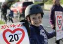 Finley from St Dogmaels, who was one of the campaigners for the 20mph limit in 2021.