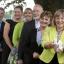 From right, Jane Davidson, Janine Perkins, John Rose, Rhian Morris, Heather Vincent, Mike Batt launch the Climate Change Challenge at Bloomfield House