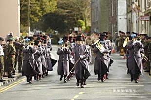 Royal Signals Regiment at St Davids