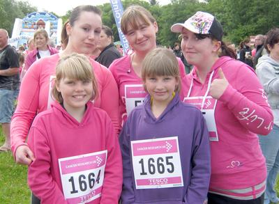 Race for Life 2011 at Scolton Manor near Haverfordwest. 
June 19th, 2011