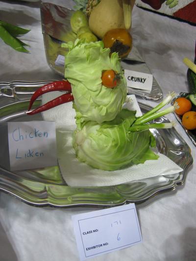 Some of the monster creations from the craft and horticultural section of the 2011 Pembrokeshire County Show.