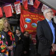 Jeremy Corbyn speaks to the crowd. PICTURE: Martin Cavaney