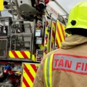 Fire services confirmed a woman died in the fire in Haverfordwest last night