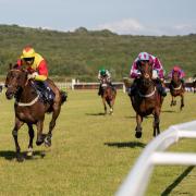 Lermoos Legend wins the Handicap Chase at Ffos Las, with Sean Bowen in the saddle