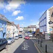 The incident occurred on High Street in Haverfordwest