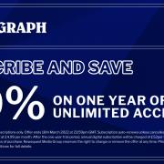 Save 50 per cent when subscribing to the Western Telegraph online