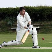 Nicky Cope scoring a century on his Cresselly debut