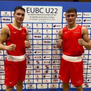 Crymych's Croft twins at the European Under-22 Championships in Croatia