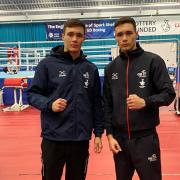 Crymych boxing twins Garan and Ioan Croft are in quarter-final action today.