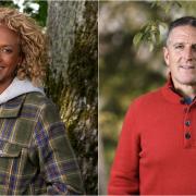 Lights, cameras and action! Gillian Burke and Iolo Williams will be exploring the woods around Cilgerran.