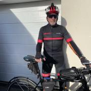 Paul Potter is cycling nearly 600 miles this spring and summer to raise funds for three cancer charities.