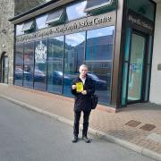 Toni Schiavone pictured outside Aberystwyth Court