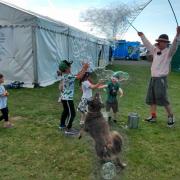 Children enjoying some of the events at Pembrokeshire County Show