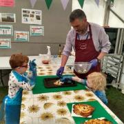 Making pizza with local produce at the Pembrokeshire Food Story