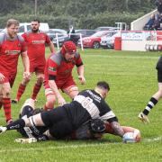 Pembroke RFC skipper Davies went over to secure the win.