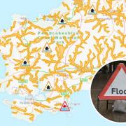Flood warnings and alerts across west Wales.