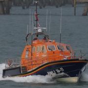 Angle RNLI Lifeboat was launched to the aid of a pleasure boat in trouble.