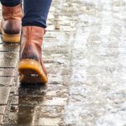 Icy conditions on Wednesday and Thursday (January 18 and 19) could lead to injuries from slips and falls the Met Office has warned.