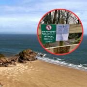Monkstone Beach's steps will be shut until at least May.