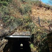 The tunnel linking Coppet Hall car park and The Strand has been closed after a rock fall.