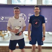 Jeremy Cross won the British Open Masters Indoor Tennis Championships in Wrexham.