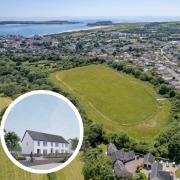 There are 125 homes proposed for |Tenby's Brynhir site.;