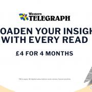 With our flash sale, Western Telegraph keeps you updated for less: only £4 for 4 months