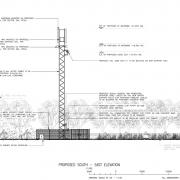 Cornerstone’s plans for a 21-metre phone mast and associated works at Castle Farm Villa, Llanreithan, Hayscastle. Picture: Cornerstone application to Pembrokeshire County Council.