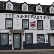 Fishguard's vacant Abergwaun Hotel came up in the performance review report. PICTURE: Western Telegraph