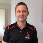 Jason Davies playing and coaching squash. (27375804)