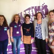 Wales YFC Youth Forum members meet with the Children’s Commissioner for Wales, Sally Holland