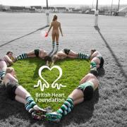 Whitland RFC’s calendar girls pose for their fund-raising calendar. PICTURE: Riley Sports Photography.