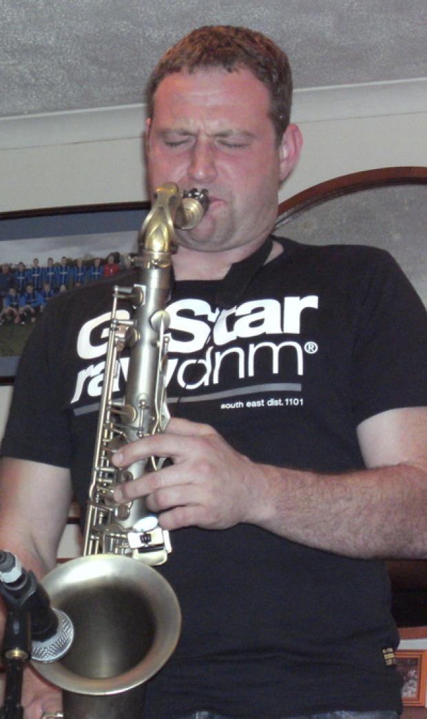 SAX APPEAL: Dom Norcross.
