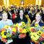Blackburn Harriers Holly Bleasdale, Samantha Murray and Sophie Hitchon at the reception