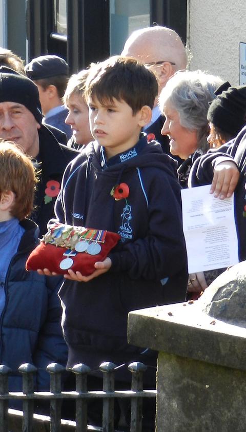 Hundreds of people turned out to pay their respects to those who have given their lives for their country as Narberth marked Remembrance Sunday with a parade and ceremony at the war memorial.