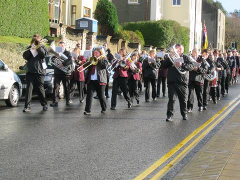 Remembrance Day in Milford Haven, Pembrokeshire, 2012